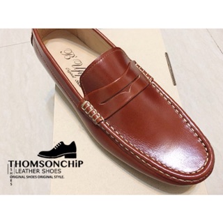 BROWN SHOES LEATHER รองเท้าหนังลำลอง