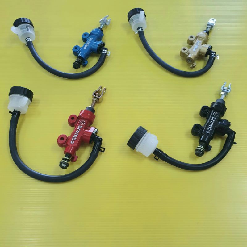 ปั้มกระทุ้งหลัง sonic dash ls125 jr120 แต่ง ปั้มเบรคหลัง sonic ปั้มกระทุ้ง มีหลายสี