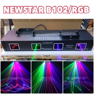 ไฟดิสโก้เลเซอร์ 4หัว 4สี (NEW 2022) NEW STAR B102rgb/4  disco laser light