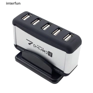 [ITFUN] ฮับ USB 7 พอร์ต พร้อมสายอะแดปเตอร์ AC ความเร็วสูง ปลั๊ก EU US สําหรับคอมพิวเตอร์ แล็ปท็อป