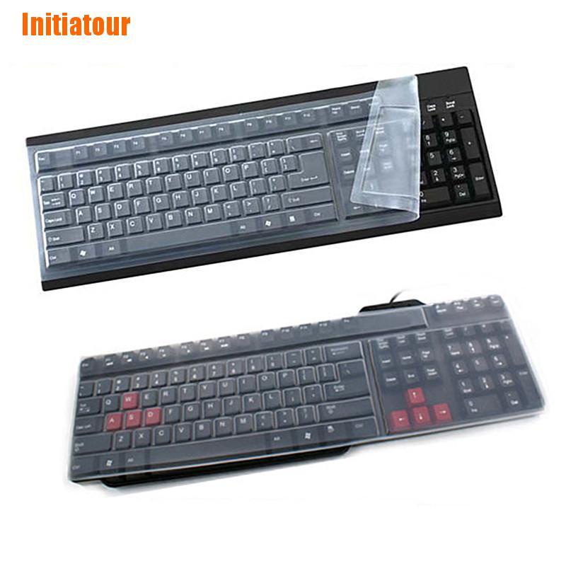Initiatour> ซิลิโคนป้องกันคีย์บอร์ดคอมพิวเตอร์ 1 ชิ้น