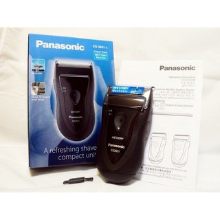 Panasonic เครื่องโกนหนวด รุ่น ES-3831 ของแท้ พานาโซนิค โกนหนวด ใส่ถ่าน พกพา เครื่องโกนหนวดไฟฟ้า