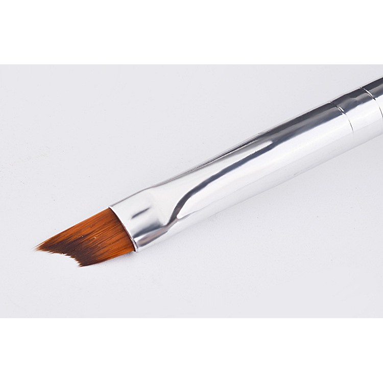 💥พู่กันเฟรนช์ปลาย ทำปลายขาว หรือลวดลายแบบต่างๆ💥  อุปกรณ์ทำเล็บ ตกแต่งเล็บ ด้ามจับสีดำ - รูปที่ 2