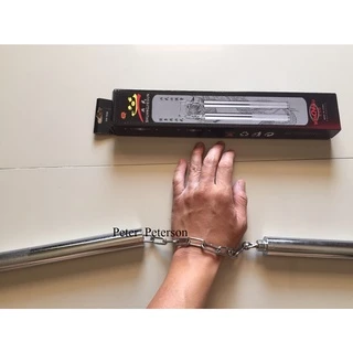 กระบองสองท่อนเหล็ก ต่อเป็นกระบองยาวได้ กระบอง 2 ท่อนเหล็ก nunchaku (aluminium stainless steel nunchaku)