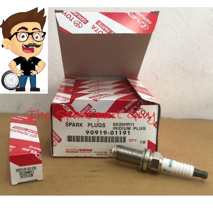 TOYOTA INNOVA TGN40 Camry Estima Alphard Vellfire Harrier Iridium Spark Plugs SK20HR11 / 90919-01191