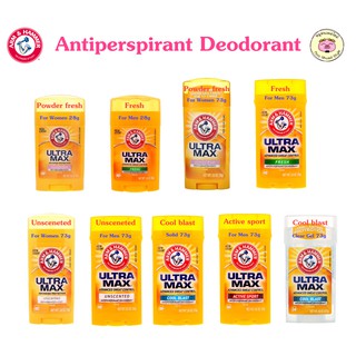 😬💦 [พร้อมส่ง] Arm &amp; Hammer Antiperspirant Deodorant, Fresh, Powder Fresh Active Sport Unscented Cool Blast ระงับกลิ่นกาย