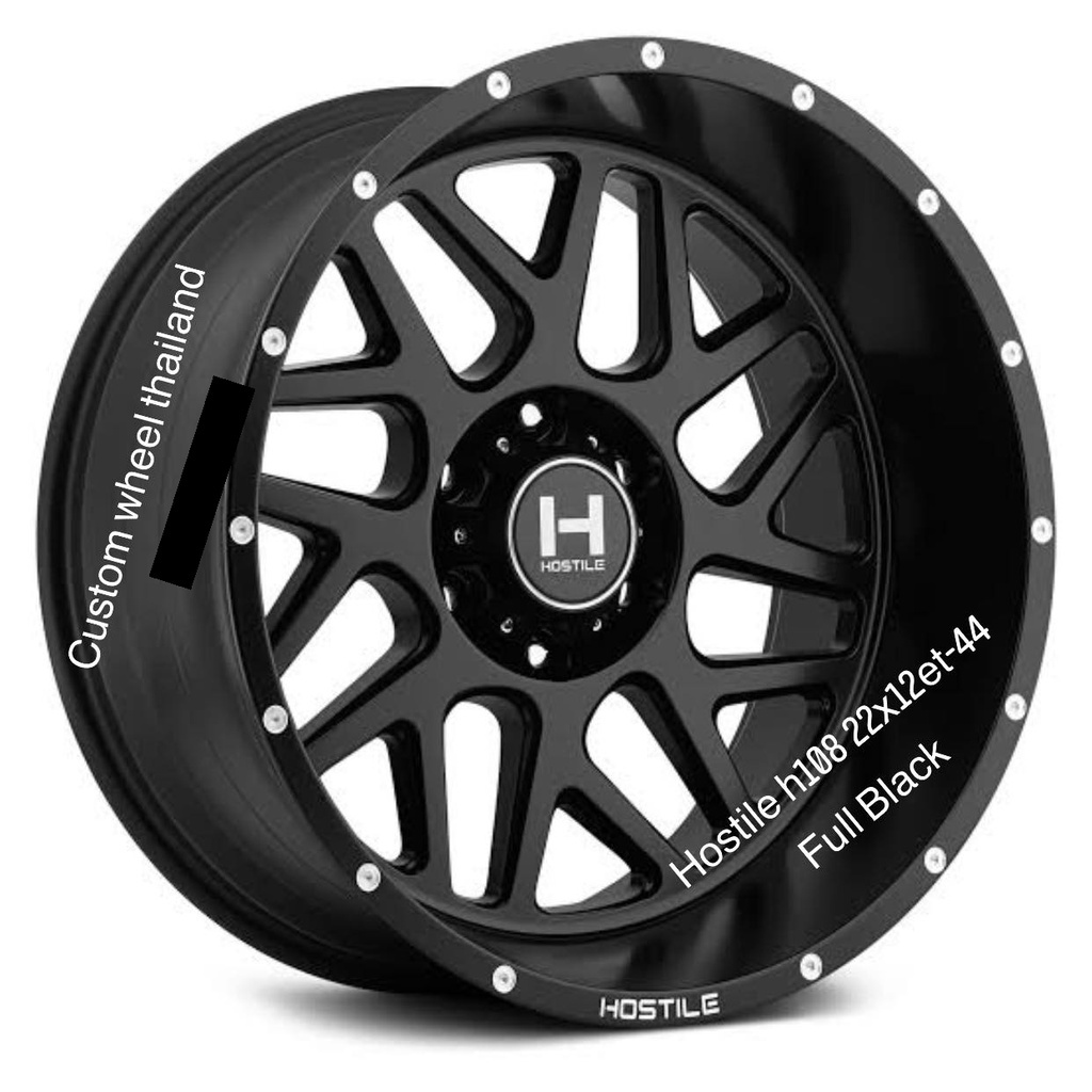 🔥ใช้AUGTDAM9 ลด1,500บาท🔥ล้อแม็ก Hostile h108 22x12et-44