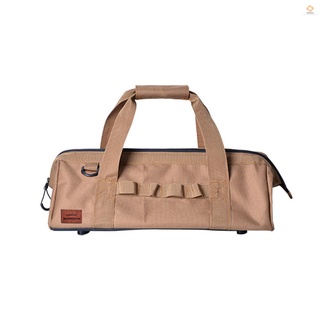 COD Camping Tool Bag Large Capacity Wide Mouth Storage Tool Bag Water Resistant Gear Bag Sturdy Bottom