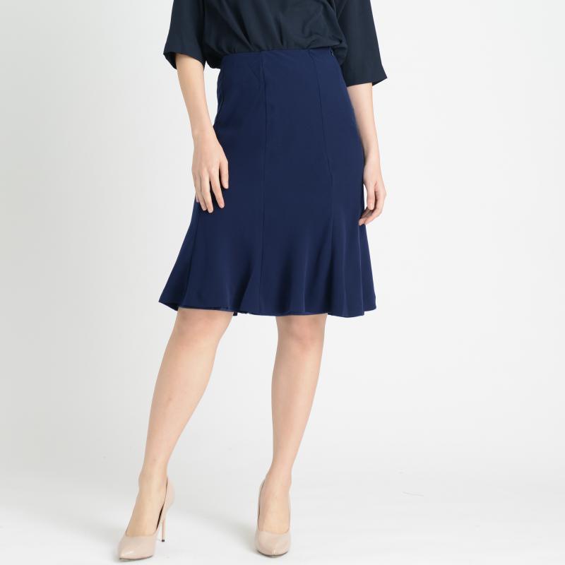 GSP กระโปรงสีน้ำเงินล้วน BUSINESS SKIRT COLOR (SQ1VNV)