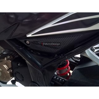 สติกเกอร์คาร์บอน ป้องกันด้านข้าง แบบนูน สําหรับ CBR150R CBR 150 R K45G K45N