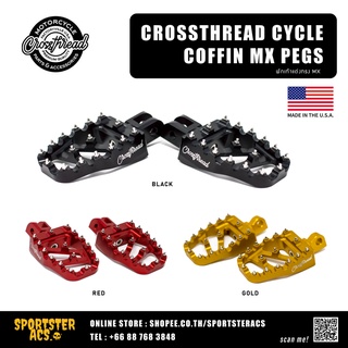 **ฟรีส่งผ่อน0%** Crossthread Cycle - Coffin MX Pegs พักเท้าหนามทรง MX