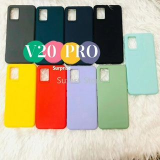 VIVO V20 PRO V20SE SE เคสโทรศัพท์สีลูกกวาดปลอก TPU แบบนิ่ม