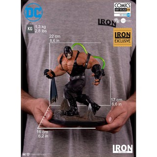 ฟิกเกอร์ โมเดล งานปั้น ของสะสม Iron Studios Deluxe Art Scale 1/10 DC Comics Series 4: por Ivan Reis - Bane (Exclusive)