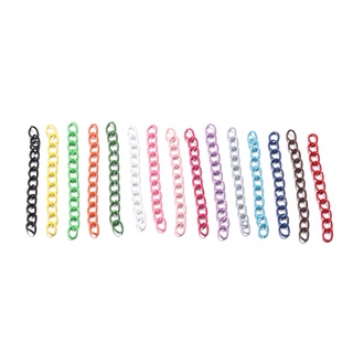 St.kunkka 30 ชิ้น โซ่ขยาย ห่วงโซ่สี สำหรับการทำสร้อยข้อมือแล…