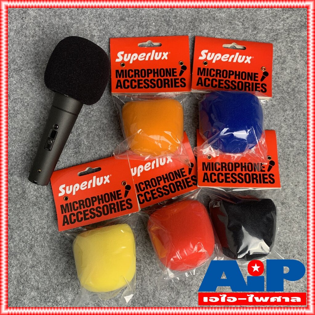 1อัน ฟองน้ำไมค์ Superlux S-40 ฟองน้ำไมโครโฟน s40 ซุปเปอร์ลักซ์ s 40 ฟองน้ำไมค์โครโฟน ใช้ได้ทั้งหัวไม