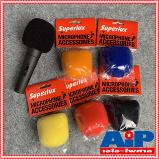1อัน ฟองน้ำไมค์ Superlux S-40 ฟองน้ำไมโครโฟน s40 ซุปเปอร์ลักซ์ s 40 ฟองน้ำไมค์โครโฟน ใช้ได้ทั้งหัวไมค์สายและไมค์ลอย
