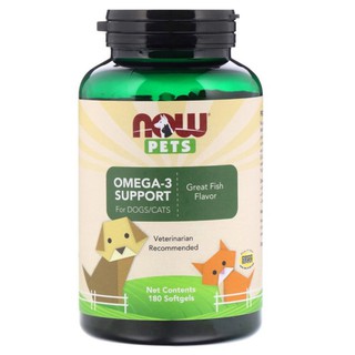 [แบ่งขาย] Now pet Omega3 น้ำมันปลา บำรุงขน ผิวหนัง ลดขนร่วง บำรุงสมอง หัวใจ ข้อต่อ สุนัข-แมว