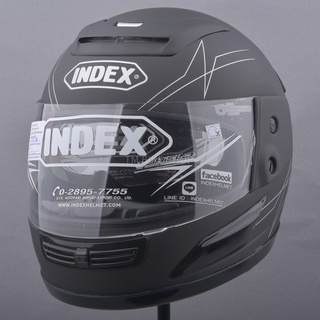 หมวกกันน็อคเต็มใบ INDEX รุ่น 811 I-SHIELD มีขนาดเดียวL(59-60cm) มี 3สี