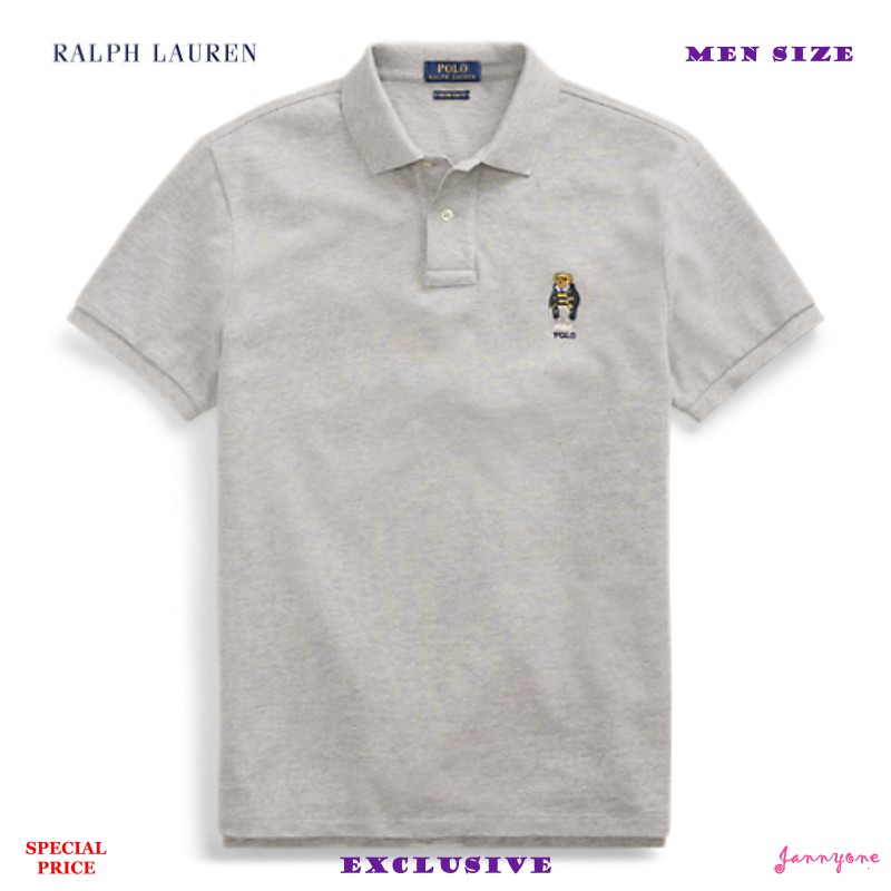 RALPH LAUREN CLASSIC FIT BEAR POLO SHIRT (MEN SIZE)