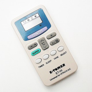 รีโมทใช้กับแอร์ฮิตาชิ รหัส RAR-2A3 , RAR-2A4 , RAR-2K2 , Remote for HITACHI Air Conditioner