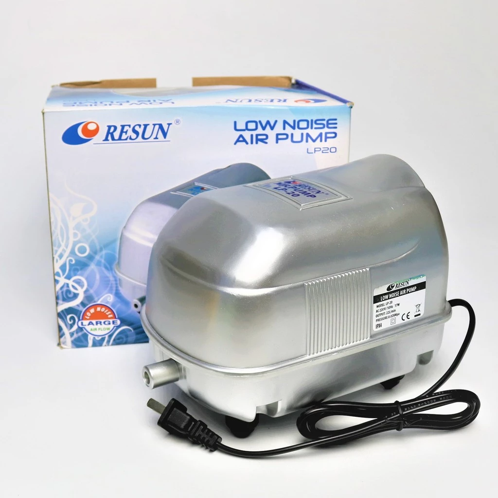 ปั๊มลม Resun LP-20 (ปั๊มลม เสียงเงียบ ของแท้จากบริษัท)