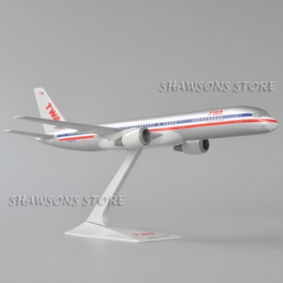 โมเดลเครื่องบิน Trans World Airlines TWA Boeing 757-200 ขนาด 1:200 ของเล่นสําหรับเด็ก