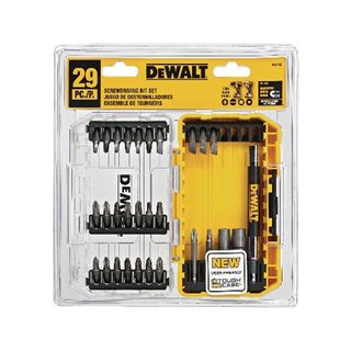 🍟สุดฮิต!! ดอกไขควง DEWALT DW2162 29 ชิ้น/ชุด ช่างมืออาชีพ SCREWDRIVING BIT SET DEWALT DW2162 29 EA/SET สว่านและดอกสว่าน