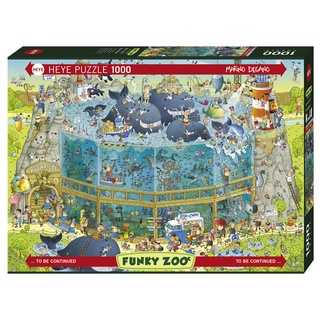 HEYE: OCEAN HABITAT – FUNKY ZOO by Marino Degano (1000 Pieces) [Jigsaw Puzzle]