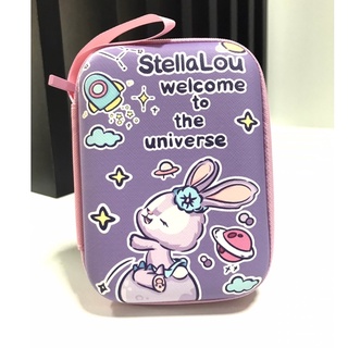 STELLA LOU PP กล่องใส่ PWB , HDD , หูฟัง , เอนกประสงค์, Size L ลาย STELLA งานดี evaกันกระแทก ขนาด13.5x9.5x3.5cm     8118