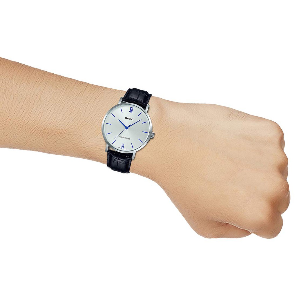 ของแท้ นาฬิกาข้อมือ Casio ผู้ชาย รุ่น MTP-VT01 สายหนัง