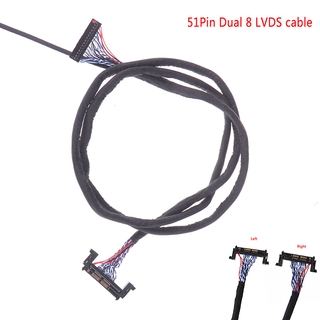 ( Nyu ) Fir - E 51 Pin Lvds สายเคเบิ้ล 2 Ch 8 - Bit 51 Pins 51 Pin Dual 8 Lvds หน้าจอ Lcd