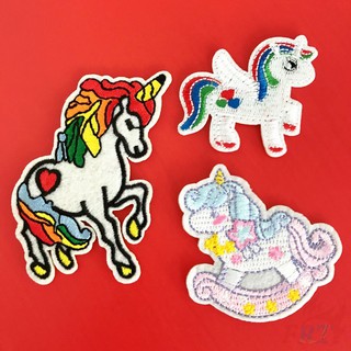 ☸ Animals：Unicorn Patch ☸ 1Pc Unicorn Diy Sew On Iron On Badges Patches