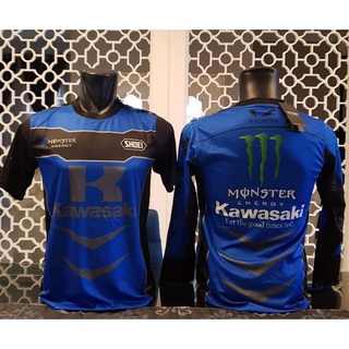 KAWASAKI พร้อมส่ง เสื้อเจอร์ซีย์ แบรนด์แท้ พรีเมี่ยม มอเตอร์คาวาซากิ