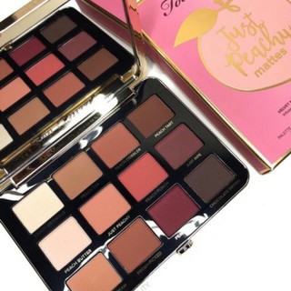 อายแชโดว์โทนสีพีชเป็นเนื้อแมท Too Faced Just Peachy Mattes Velvet Matte Eyeshadow Palette 15g.