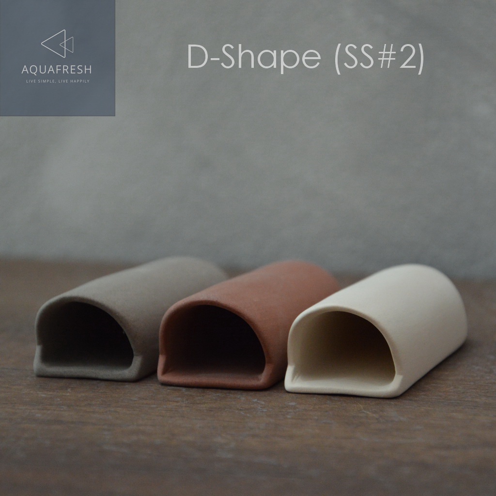 [AQUAFRESH] D Shape SS2 - ถ้ำเพาะปลาซักเกอร์ คุณภาพพรีเมียม สำหรับเพาะปลาไซส์เล็ก Zebra Pleco Cave