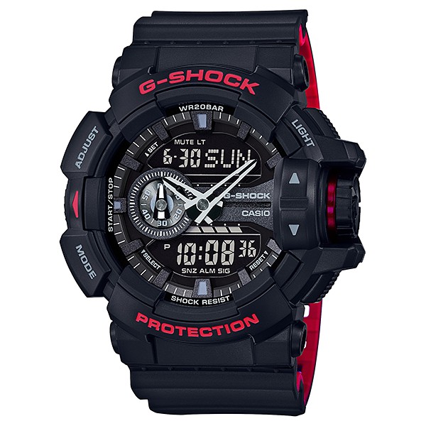 นาฬิกา Casio G-Shock Limited Heritage Black &amp; Red (HR) series รุ่น GA-400HR-1A ของแท้ รับประกัน1ปี