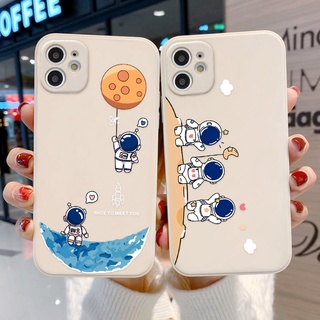 เคสโทรศัพท์มือถือ ป้องกันเลนส์ ลายนักบินอวกาศ สําหรับ Vivo Y11 Y19 Y17 Y15 Y91 S1 Pro Y95 V21 V23E Y12 Y53 V11i V17 Y51 Y15a Y20 Y50 Y85 Y70 Y71 Y81 Y7S Y33 Y51 Y66 V73S Y76 Y33S Y11S Y12S