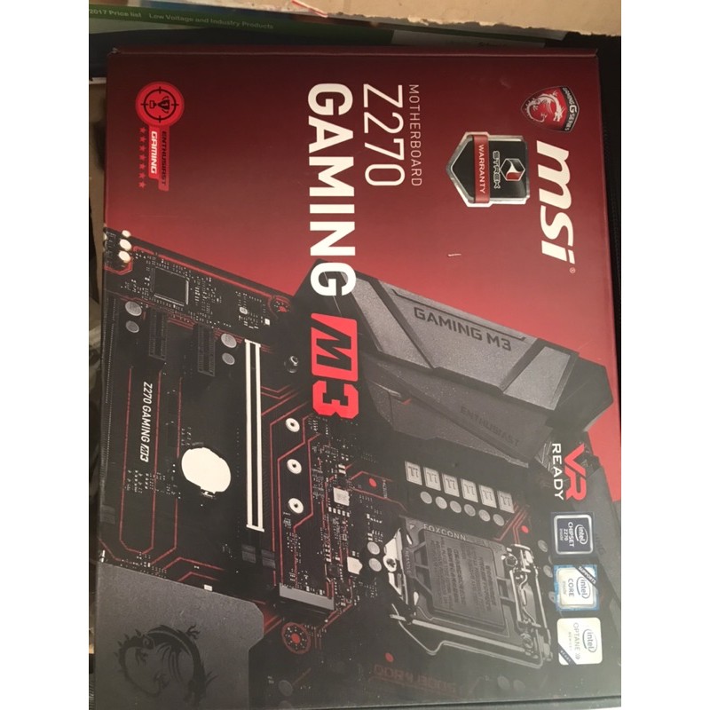 Main board  MSI z270M3 gaming