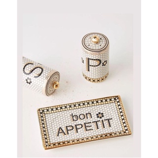 (สินค้า Pre-order) Clear the table Anthropologie Salt and Pepper ของแท้ !!! ที่ใส่เกลือพริกไทย