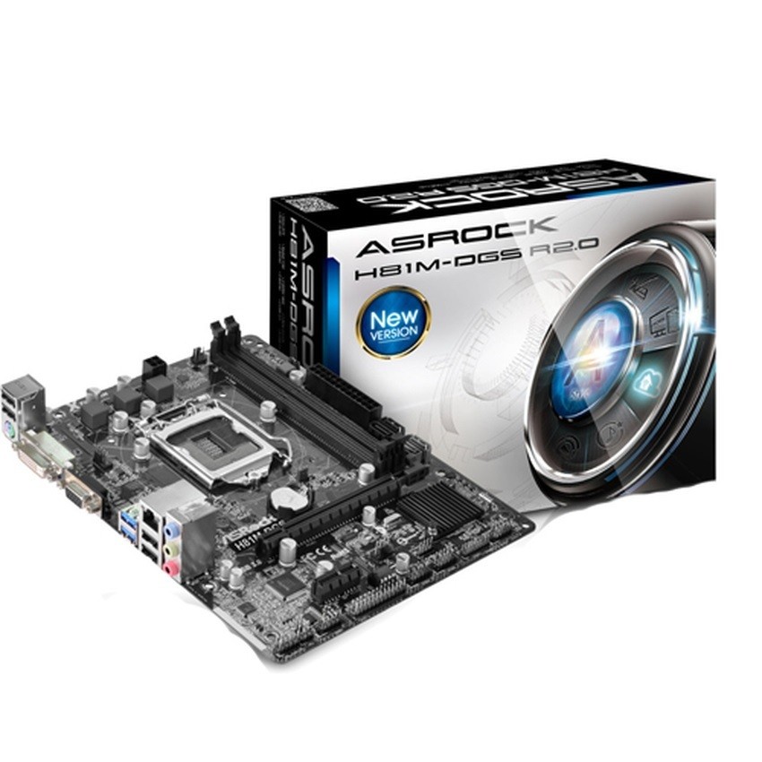 ASROCK Mainboard H81M-DGS R2.0 'SVOA' INTEL 1150 (VGA On)