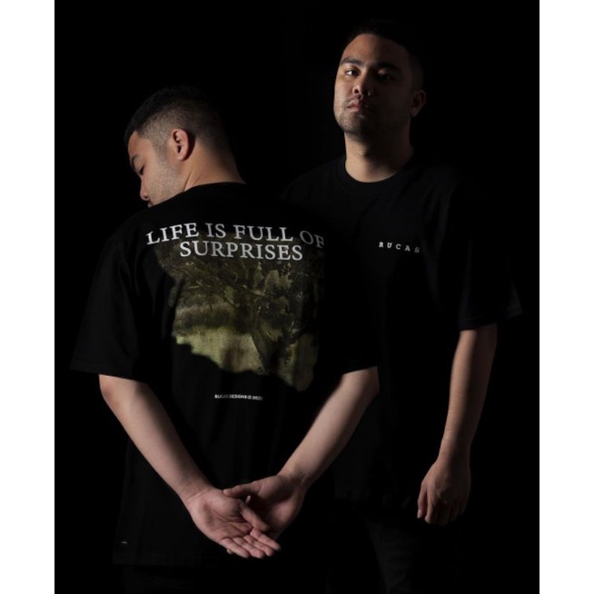 เสื้อยืด Rucas SEASON 9/10 LIFE IS FULL OF SURPRISES/Painted Palm Tree [ของแท้ 100%]