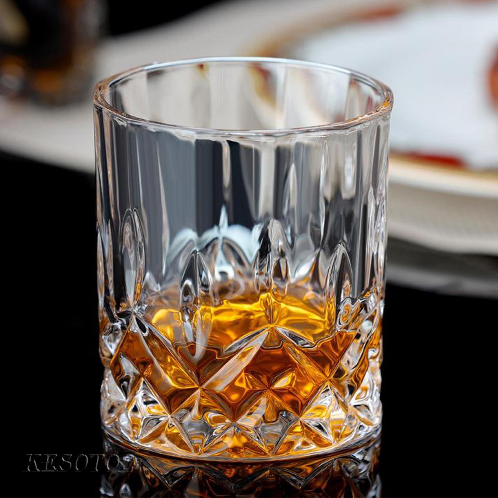 [KESOTO2] Whiskey Glasses, Vodka Glass Tumblers for Drinking Bourbon ...