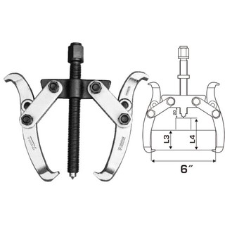 Total เหล็กดูด 2 ขา ขนาด 6 นิ้ว รุ่น THTGP266 ( 2 Jaws Puller )