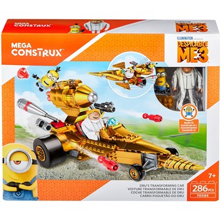 Mega Construx ตัวต่อ มินเนี่ยน Drus Transforming Car ของแท้