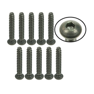 3Racing TS-BSM318S M3 x 18 Titanium Button Head Hex Socket - Self Tapping (10 Pcs)