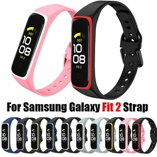 สายนาฬิกาข้อมือซิลิโคนสําหรับ Samsung Galaxy Fit2 Sm - R220