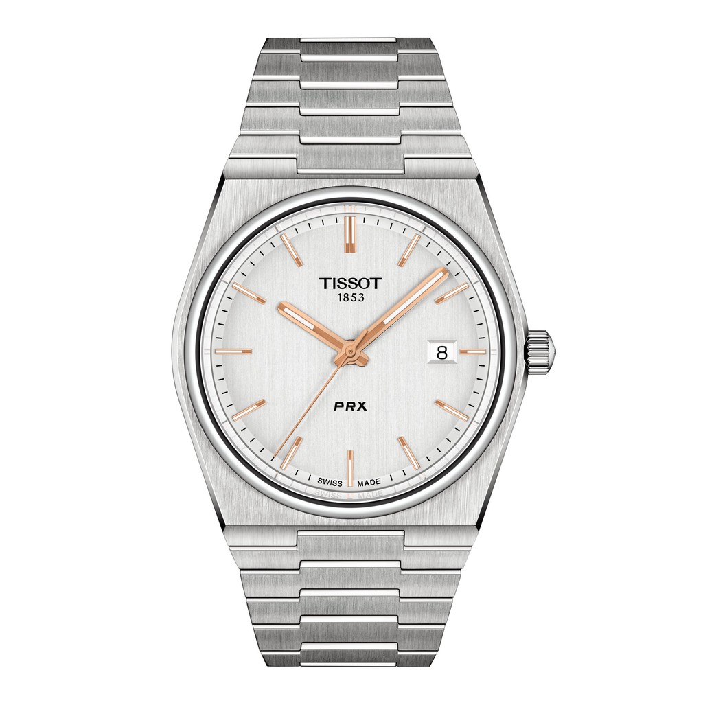 Tissot PRX ทิสโซต์ พีอาร์เอ็กซ์ T1374101103100 สีเงิน นาฬิกาผู้ชาย