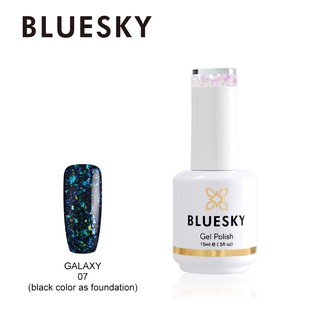 สีเจล กาแล็คซี่ Bluesky gel polish Galaxy7 สีฟ้า