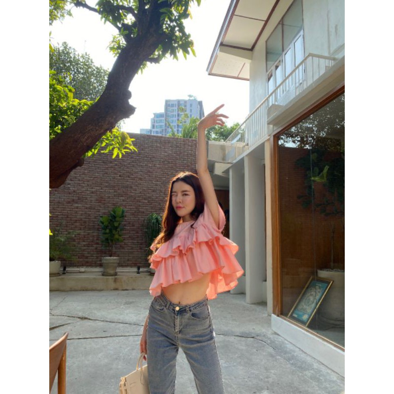 Flat2112  GWIYOMI BLOUSE Freesize อกถึง 34