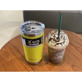 แก้วน้ำXkool ขนาด 20oz เก็บอุณหภูมิความเย็น,ร้อน เป็นสแตนเลส304อย่างดีไม่มีไอน้ำ !free ยางรองแก้ว